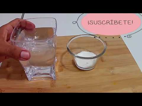 bicarbonato de sodio con agua para la acidez