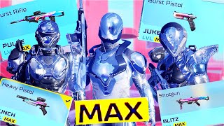 MAXED Leveled The 4 Most Powerful Guns In Splitgate 2