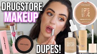 NEW AFFORDABLE DRUGSTORE MAKEUP TRY ON!! | CATRICE, HARD CANDY, LA COLORS! LOTS OF DUPES by Kim Nuzzolo 383 views 2 months ago 27 minutes