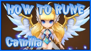 HOW TO RUNE CAMILLA (WATER VALKYRJA) | G3 SUMMONERS WAR REVIEW