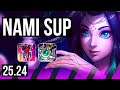 NAMI &amp; Caitlyn vs ZYRA &amp; Jhin (SUP) | EUW Master | 25.24