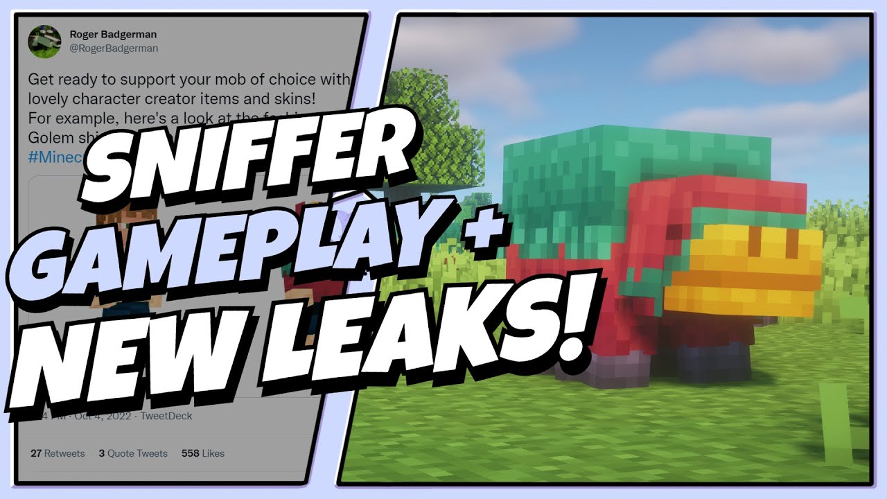 Sniffer (possible mob vote leak) (read desc) Minecraft Mob Skin