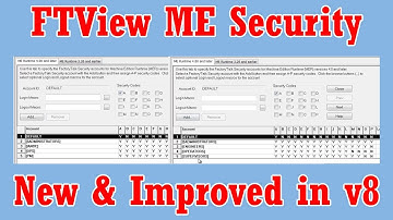 User and Group Security Improved in FT View ME v8+
