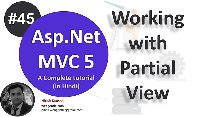 (#45) Partial view in mvc  5 | mvc tutorial for beginners in .net c#