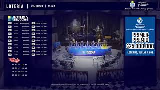 Emisión en directo de Loteria Uruguaya