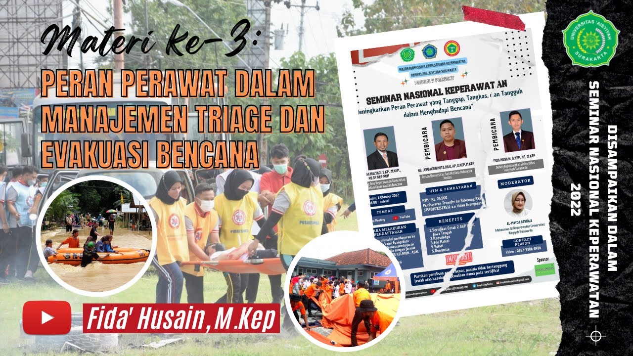 Peran Perawat dalam Manajemen Triage dan Evakuasi Bencana
