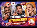 talking with stranger
