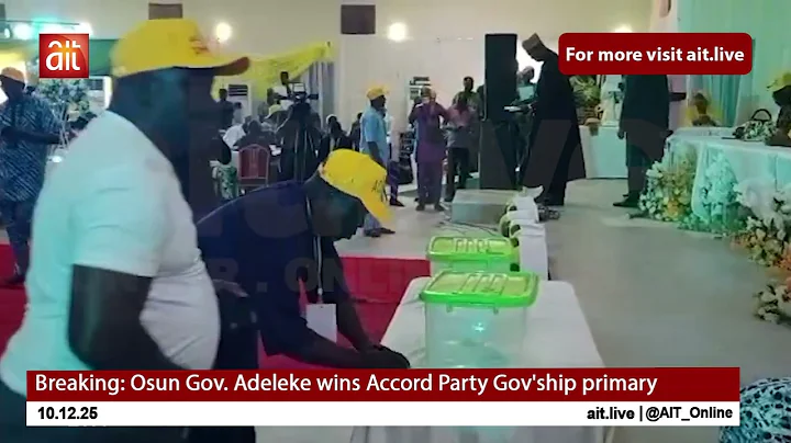 Breaking: Osun Gov. Adeleke wins Accord Party Gov'ship primary