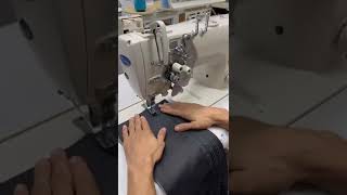 Broderi Bd-8758-405 Elektronik Büyük Mekik İptalli Çift İğne Makinası. Öz Topaloğlu Makina