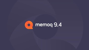 memoQ 9.4 teaser