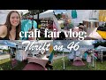 Craft fair vlog  thrift on 46  vendor interview  sanford market  vendor market  studio vlog 74