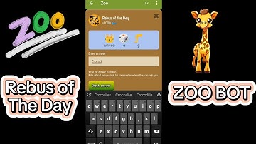 Rebus of The Day ZOO Bot|  Today Rebus of the day | 30 Dec Rebus of the day| #ZOO
