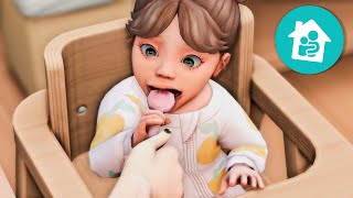 ep 18┊learning to crawl and clap ♡  the sims 4 growing together