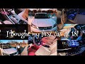 BUYING MY FIRST CAR AT 18!! 🎉| 2021 CAR TOUR! | Decorate With Me!!🚘 | Life With Nyia