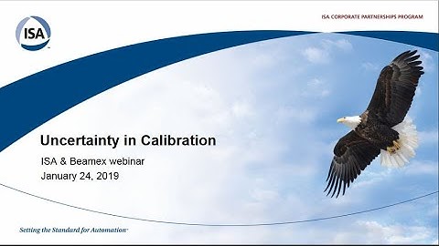 Uncertainty in Calibration | ISA & Beamex Webinar