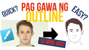 OUTLINE TUTORIAL! | VECTOR ART + LASSO X LAZY ( Tagalog) Infinite Design Tutorial