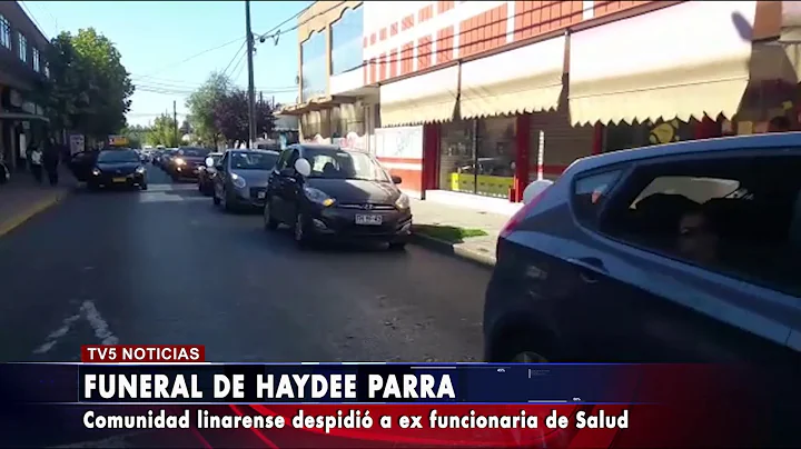 Funeral de Haydee Parra en Linares