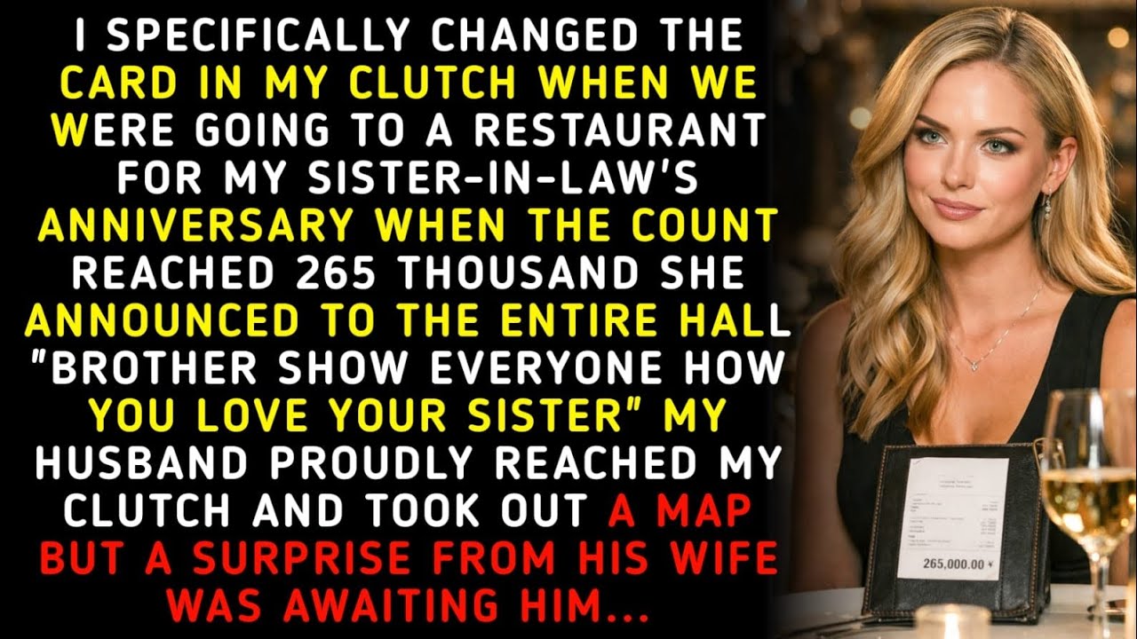 I Swapped The Card In My Clutch Before My Sister-In-Law's Anniversary - The Bill Was 265,000 Rubles