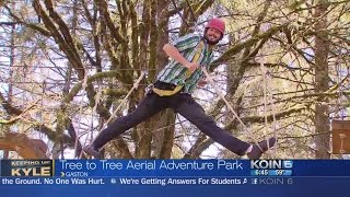 Kyle Maki swings Tree to Tree