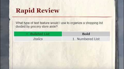 Text Features PowerPoint Video