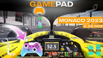 Hotlap Around Monaco | Gamepad | Formula Hybrid 2023 V2 | Assetto Corsa