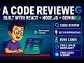 I Built an AI Code Reviewer That Reviews Any DSA Code (React + Node.js + Gemini)