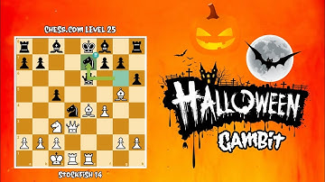 Halloween Gambit || Stockfish 14 vs Chess.com Level 25 (3200)