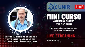 Automação Web com VBA e Selenium | Palestrante e Mestre Sérgio Lara