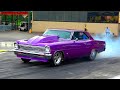 Pro Street cars Drag Racing American Muscle TEST AND TUNE WILD RACE 1/4 MILE