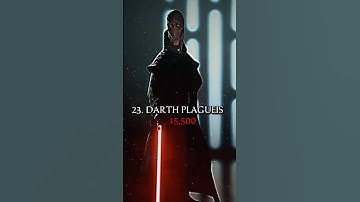 Top 25 Star Wars Characters with The Most Potential #starwars #starwarslegends #shorts