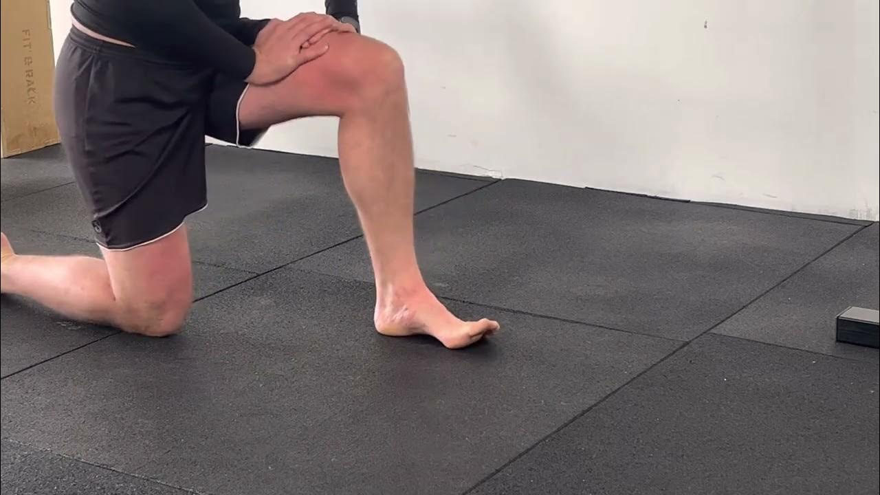 Flexion dorsale de cheville en fente avec activation des releveurs YouTube