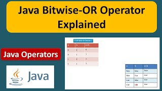 Famous Java Bitwise-OR Operator Explained | Java Tutorial Net Worth