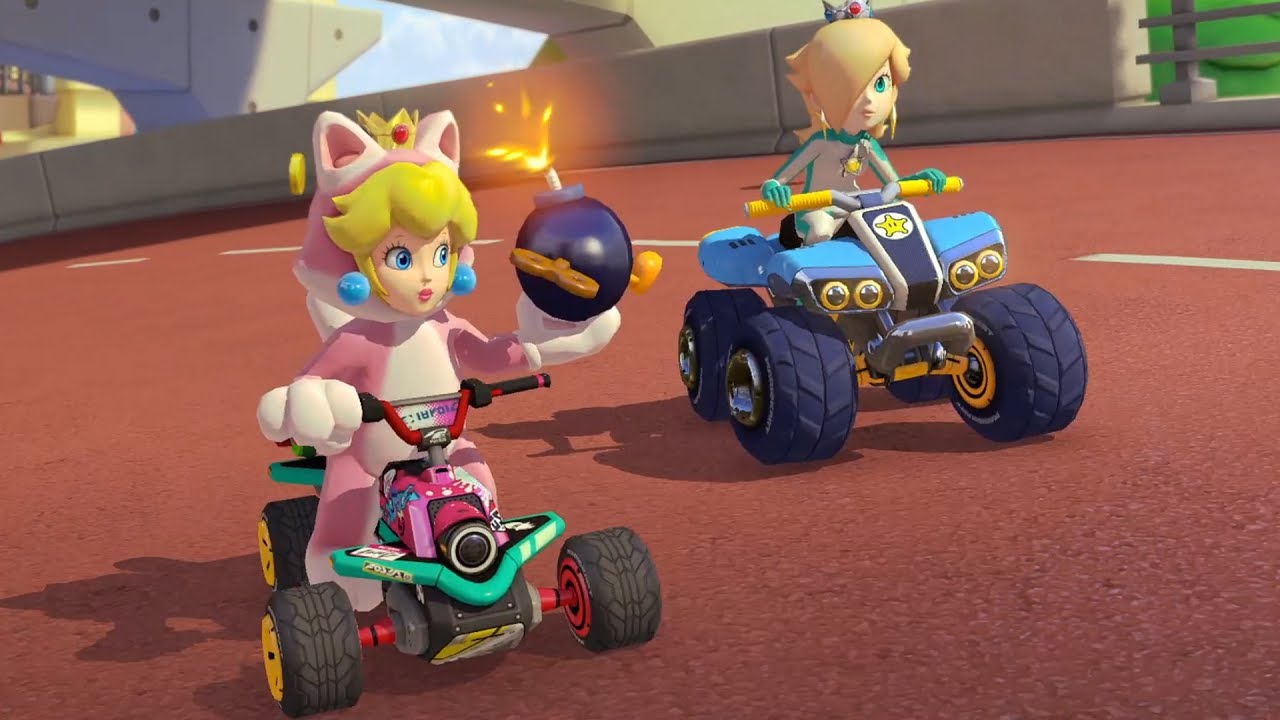 Cat Peach vs Mario Kart DLC - First Playthrough Wave 4 New Courses! (Master Difficulty)