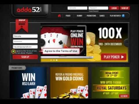 How to Register for Poker Game on Adda52.com, Register and Play Now !