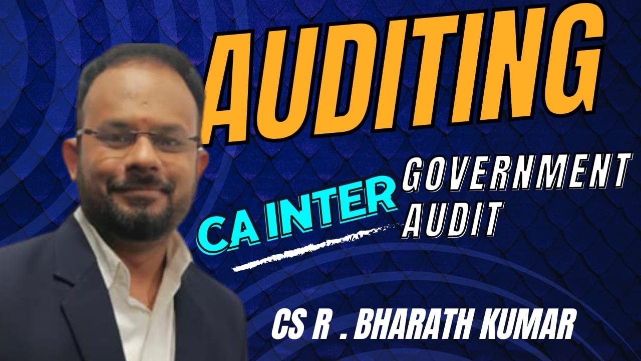 CA Inter | Auditing | Government Audit | Full Coverage | Important for Exams