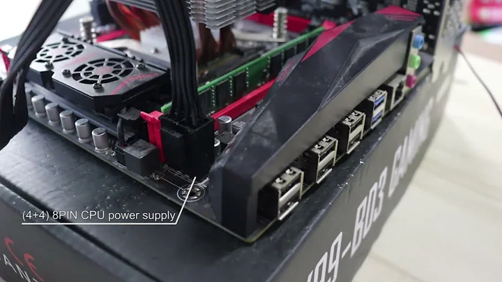 flex atx 1U 600W power supply Installation test video