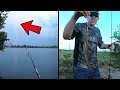2 Days Bank Fishing for Catfish with Bobbers in Storm - Using Eel as catfish Bait