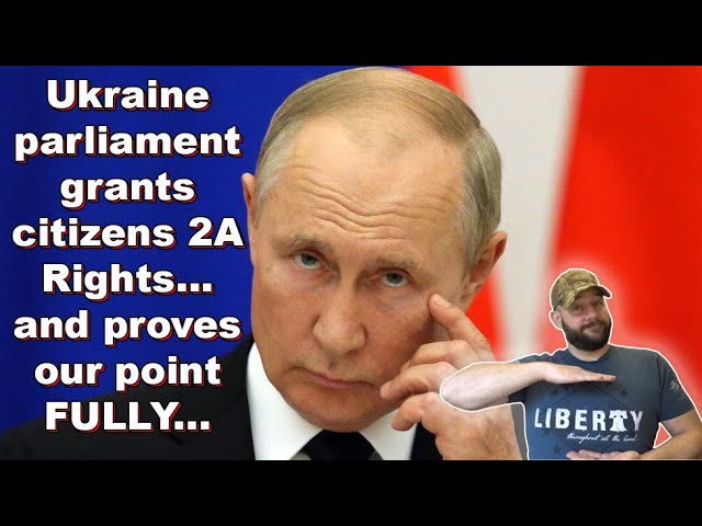Ukraine grants citizens the RIGHT to bear arms... is it too little too late?...