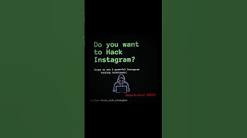 Do You Want to Hack Instagram? | Instagram Security Tips & Awareness #instagramhack #instagram