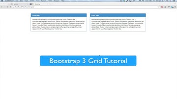 Bootstrap 3 Grid System Beginner Tutorial