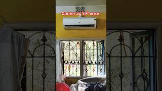 carrier ac nf error shown in display | nf error removed from carrier ac #ac #airconditioner #acunit