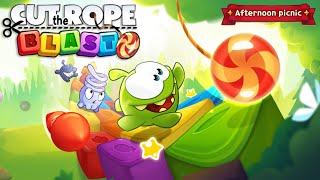 CUT THE ROPE BLAST | AFTERNOON PICNIC | Part : 1 | Level : 1-20 | Complete Gameplay #omnom screenshot 1