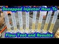Arduino Flow Bench and Decapping 4.8/5.3 Injector Test!
