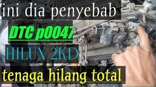 Penyebab hilux hilang tenaga DTC P0047 Turbo/Supercharger Boost Control A Circuit Low