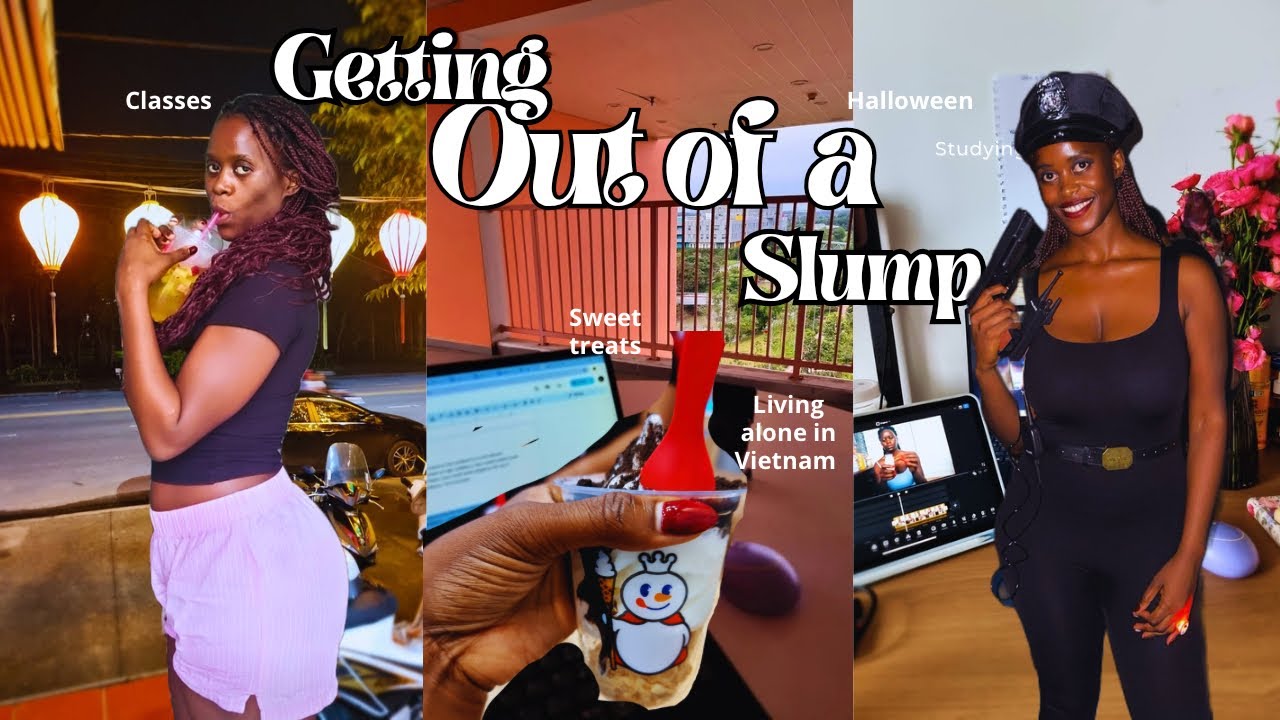 Alone in Vietnam: Get back to routine,halloween,writing my thesis paper|Exchange student Vietnam@VGU