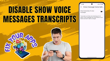 How to Disable the Show Transcripts of Voice Messages