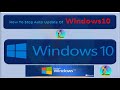 Stop auto update of windows10