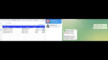 Quản lý thu chi cá nhân bằng Telegram đồng bộ Google Sheets