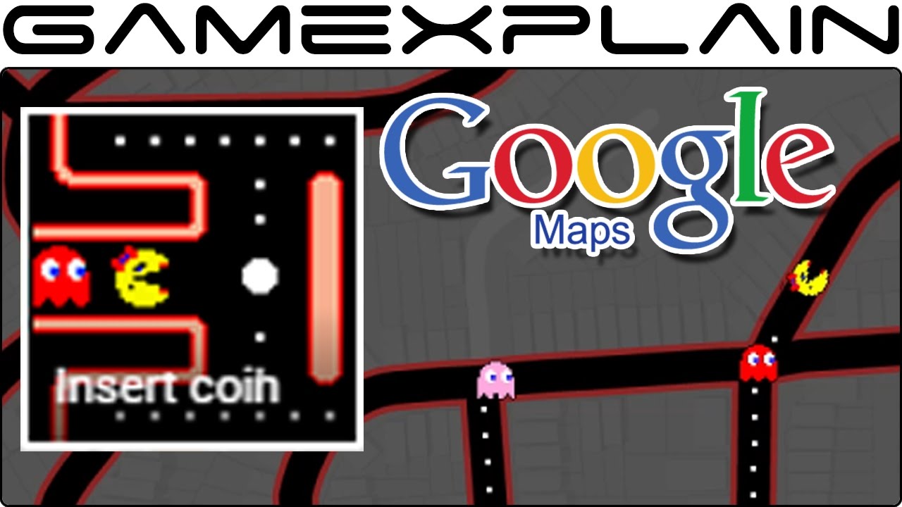Play Pac-Man in Google Maps  Secret April Fools Day Trick 