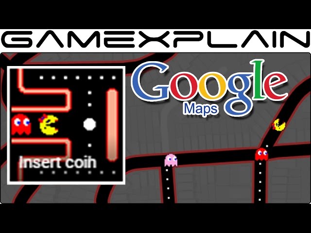 Play Pac-Man in Google Maps  Secret April Fools Day Trick 